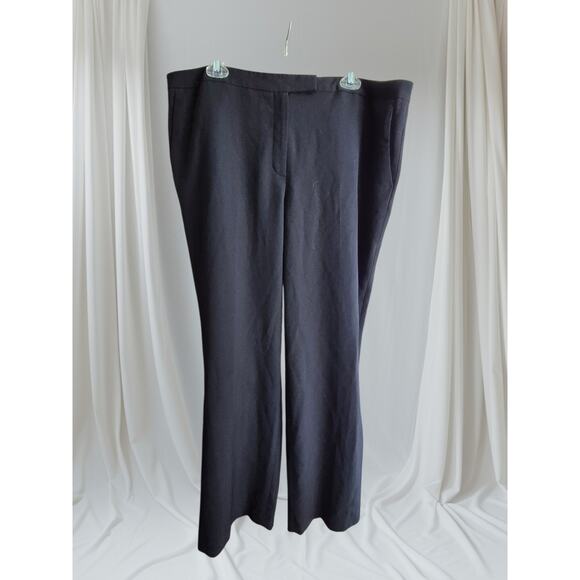 Womens Slacks Kasper Black Size 18 Front Pockets BossGirl WorkCore Stretch - Picture 4 of 8